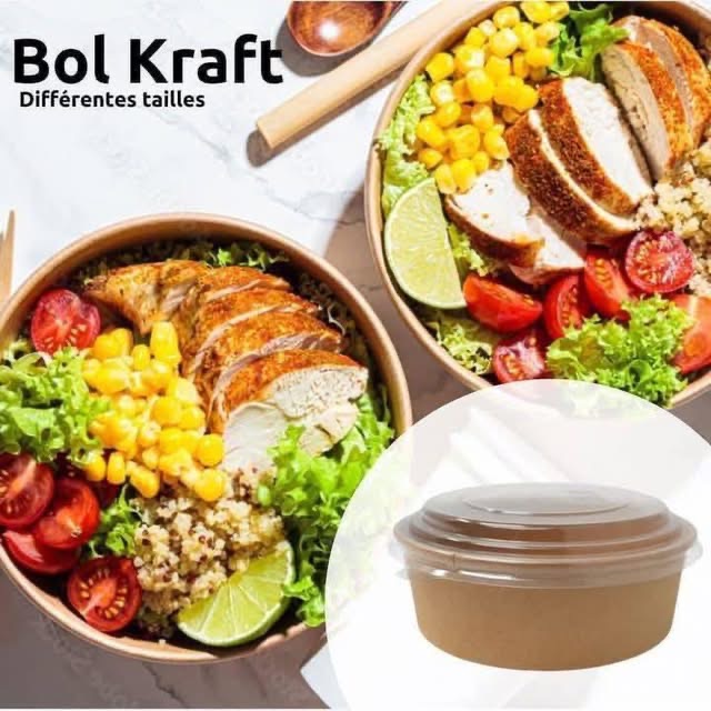 Bols Kraft Écologiques Sarah Pack